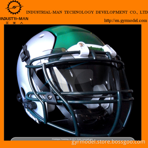 China Manufacturer of Metal 3D Printed Football Helmet
